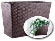Polyrattan téglalap doboz II