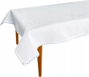 Abrosz hímzett csipkével fehér 052 130x160