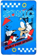 Sonic a sündisznó Built for Speed polár takaró 100x150cm