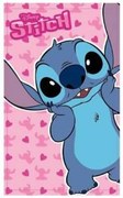 Gyermek törölköző Lilo and Stitch rózsaszín 30X50cm Setino