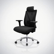 Ergonomikus irodai szék fekete hálós VECTOR