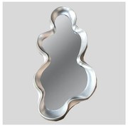 Fali tükör 100x50 cm ezüst