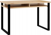 Asztal íróasztal 120 cm Cross CRO-03 tölgy artisan