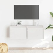 2 darab fehér tömör fenyőfa faliszekrény 45 x 30 x 35 cm