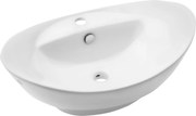 Invena Esla, kerámia mosogató 59x39x22 cm, fehér, INV-CE-35-001-C