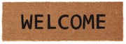 Kókuszrost lábtörlő Welcome felirattal, 75 x 25 cm