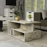 Aldabra Prima dohányzóasztal, 90x43x51 cm, beton