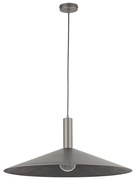 Csillár zsinóron CAPRI 1xE27/15W/230V átm. 70 cm antracit/szürke