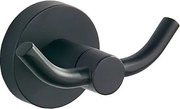 Mexen Remo kettős törölköző akasztó, fekete - 70507352-70