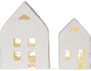 Fehér karácsonyi fénydekoráció szett 2 db-os Plain – Star Trading