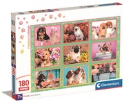 Állatos Puppies Collage 180 db-os puzzle Clementoni