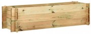 impregnált fenyőfa emelt kerti zöldségágyás 120 cm