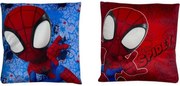 Pókember Spidey Style párna, díszpárna 38x38 cm Velúr