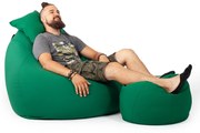 Zöld ALL IN XXL Babzsákfotel Garnitúra