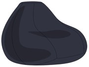 Navy XXL Babzsákfotel Huzat