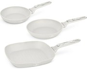 BerlingerHaus Sahara Marble titánbevonatú serpenyő szett, 2+1 db
