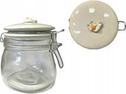 Üveg Tároló cica figurával 0,5L