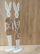 Draka Húsvéti Dekoráció Nyuszi szett 79x15 77x14 cm