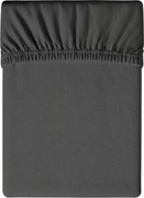 Jersey sötétszürke lepedő 180x200 cm