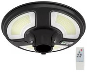 V-Tac LED napelemes utcai lámpa érzékelővel LED/7,5W/3,2V IP65 4000K + távirányító VT1369