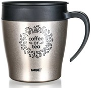 Banquet TAZZA 330 ml utazó termosz, bézs