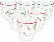 6 darabos karácsonyi pohárkészlet Xmas Leaves 295ml