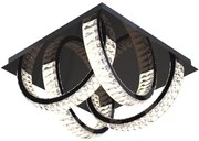 Zuma Line MX3274-4-3BCT - TULA LED mennyezeti lámpa 23,5W, fekete