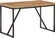 vidaXL tömör akác és mangófa étkezőasztal 120 x 60 x 76 cm