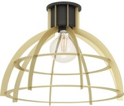 Eglo 43766 - Mennyezeti lámpa STILLINGTON 1xE27/40W/230V arany