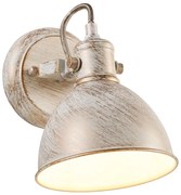 Brilagi - Fali spotlámpa TECHNO 1xE27/60W/230V krémes/patinás