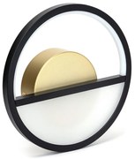 Aigostar - LED fali lámpa LED/13,5W/230V 6500K fekete/arany