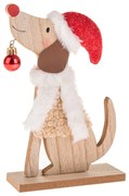 Fa karácsonyi figura (magasság 21 cm) Dog – Dakls
