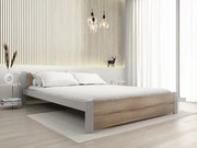 Ágy IKAROS 120 x 200 cm, sonoma tölgy/szürke Ágyrács: Ágyrács nélkül, Matrac: Matrac nélkül