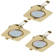 Eglo Peneto 94403 beépíthető, fix spotlámpa szett, 3x5W GU10 LED