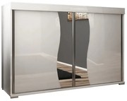 Tablet 2 120 Tolóajtós Komód 120cm, Fehér