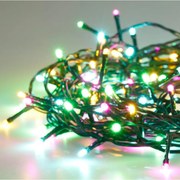 240 zöld, kék, narancs, és pink Macaron LED-es kültéri-beltéri dekor fényfüzér, hálózati adapteres, időzíthető 6/18 órás, 8 féle fényjátékkal, 18 m, I...