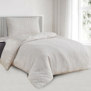 Alabama bézs színű jacquard ágynemű, 140 x 200 cm, 70 x 90 cm