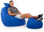 Kék ALL IN Kültéri XXL Babzsákfotel Garnitúra