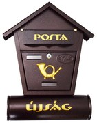 Utcai Postaláda Újságtartóval alap és emelt minőség