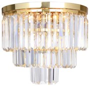 Zuma Line C17106/1 - Mennyezeti lámpa AMEDEO 1xE27/40W/230V arany