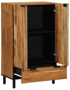 Magas vitrin 60x33x100 cm Tömör akácfából