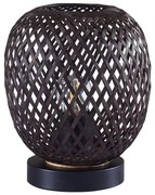 Asztali lámpa ZANZIBAR 1xE27/20W/230V átm. 18 cm bambusz