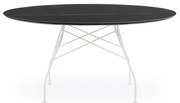 GLOSSY XXL étkezőasztal, többféle változatban - Kartell szín: Fekete Marquina / Fehér