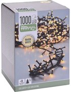 Kültéri fényfüzér Microcluster, 20 m, 1000 LED,meleg fehér, időzítő, IP44
