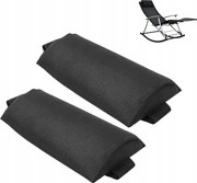 2x összecsukható fotelek összecsukható fejpárna kerti napozóágyhoz