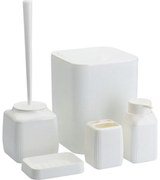 Fürdőszobai készlet CRYSTAL 5 db fehér