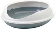 Fehér-szürke macskatoalett 49x55 cm Savic Figaro – Plaček Pet Products