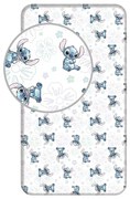 Disney Lilo és Stitch, A csillagkutya Ohana White gumis lepedő 90x200 cm