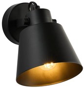 Brilagi - Fali spotlámpa TECHNO 1xE27/60W/230V fekete