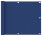 kék oxford-szövet erkélyparaván 75 x 500 cm